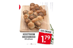 kerstboom breekbrood