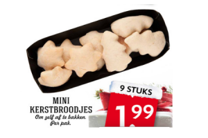 mini kerstbroodjes