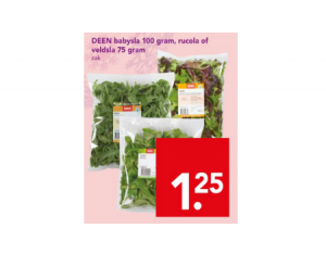 deen babysla 100 gram rucola of veldsla 75 gram zak