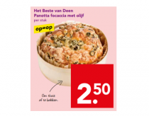 het beste van deen panotta focaccia met olijf