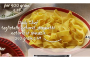 daily chef taglitelle naturel spaghetti naturel of spinazie.