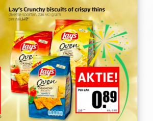 lays crunchy biscuits of crispy thins