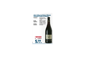 2013 cotes du rhone villages cairanna cuvee la baume