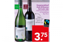 koopmanskloof zuid afrikaanse fairtrade wijn