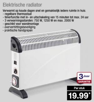 elektrische radiator