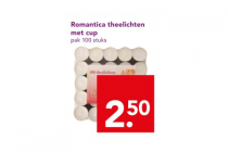 romantica theelichten met cup