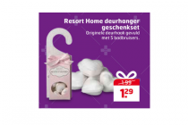 resort home deurhanger geschenkset