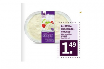 ah witte chocolade mousse