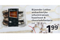 bijzonder lekker ambachtelijke schuimkransjes hazelnoot en chocoladefantasie