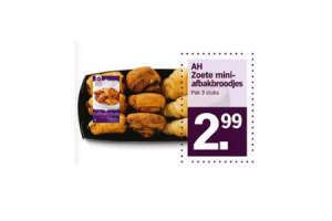 ah zoete mini afbakbroodjes