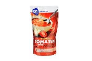 ah soep in zak romige tomatensoep