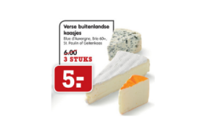 verse buitenlandse kaasjes