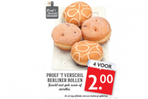 proef t verschil berliner bollen