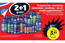 trekpleister vitaminen mineralen voedings  en af slanksupplementen 2plus1 gratis