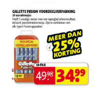 gillette fusion voordeelverpakking