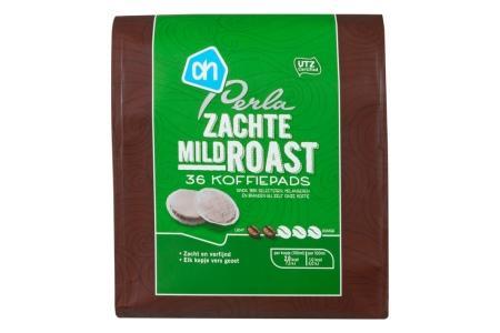 ah perla zachte mild roast koffiepads