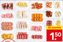 deen gourmet minis vlees vis of vegetarisch