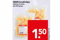deen kaasblokjes