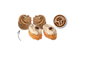 hazelino  of karamel gebakjes