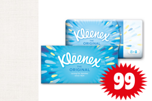 kleenex zakdoekjes of tissues