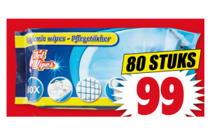 vochtige reinigingsdoekjes