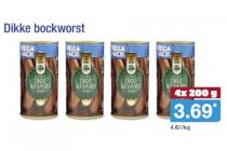 dikke bockworst