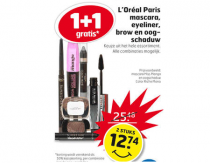 loreal paris mascara eyeliner brow en oogschaduw