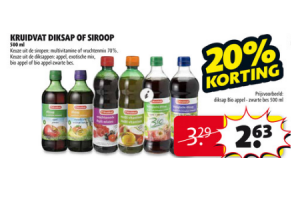 kruidvat diksap of siroop