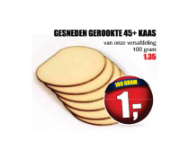 gesneden gerookte 45plus kaas