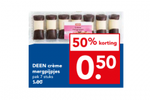 deen creme mergpijpjes