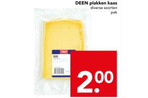 deen plakken kaas