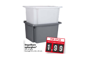 stapelbare opbergbox