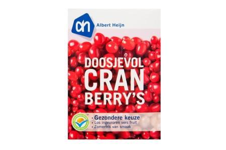 ah doosjevol cranberrys