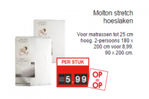 molton stretch hoeslaken