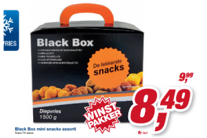 black box mini snacks assorti