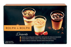 rolph  rolph mini desserts fruit of koffie 6stuks
