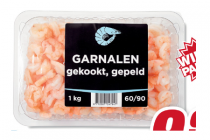 gekookte garnalen