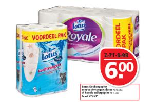 lotus keukenpapier met vochtvangers decor of royale toiletpapier