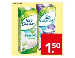 soy dream smooth soy  rice of rice dream original organic