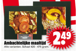 ambachtelijke maaltijden