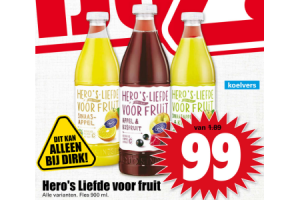 heros liefde voor fruit