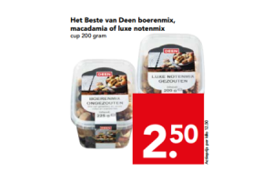 het beste van deen boerenmix macademia of luxe notenmix