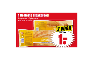 1 de beste afbakbrood