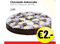 chocolade kokoscake