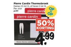 pierre cardin thermobroek