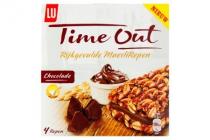 lu time out rijkgevulde mueslirepen chocolade