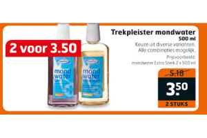 trekpleister mondwater 500 ml