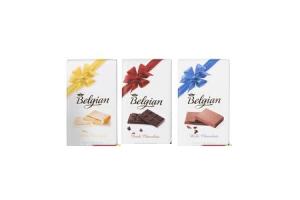 belgian chocolate white pure milk