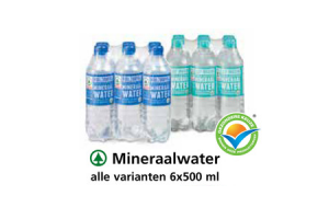 mineraalwater alle varianten 6x500 ml