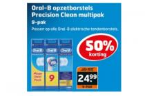 oral b opzetborstels precision clean multipack